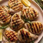 Whip up this Easy Lemon Herb Grilled Chicken with just a few simple ingredients! Bursting with tangy lemon, garlic, and fresh thyme.