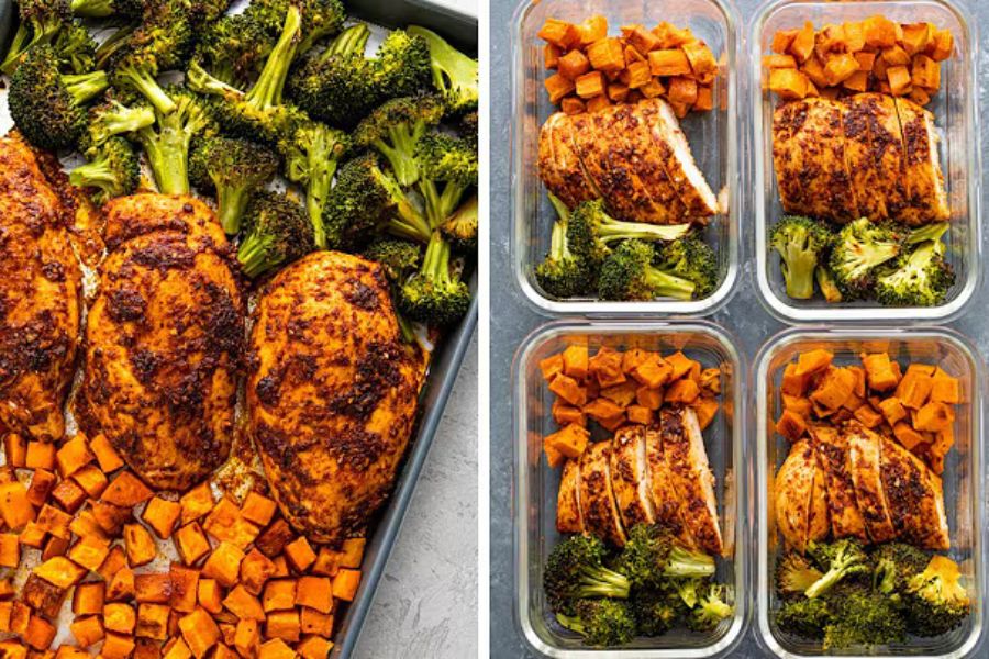 Whip up this easy One-Pan Chicken and Veggies recipe! A healthy, flavorful dinner ready in under 40 minutes—perfect for busy nights.